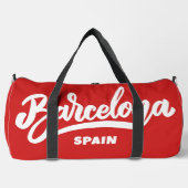 Individuelle Name Barcelona Spanien Duffle Bag (Vorderseite)
