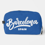 Individuelle Name Barcelona Spanien Waschbeutel (Vorderseite)
