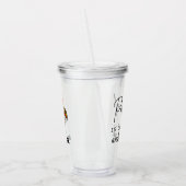 Individuelle Name Barcelos Portuos Rooster Black Acryltrinkbecher (Links)