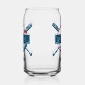 Individuelle Name Baseball Dosenglas (Links)