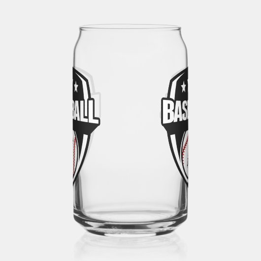 Individuelle Name Baseball Dosenglas (Rechts)