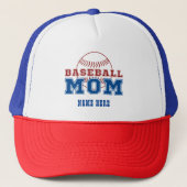 Individuelle Name Baseball Mama Mütter Tagesgesche Truckerkappe (Vorderseite)