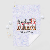Individuelle Name Baseball Mama | Muttertag Golfhandtuch (Insitu)