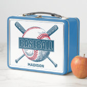 Individuelle Name Baseball Metall Brotdose (Beispiel)