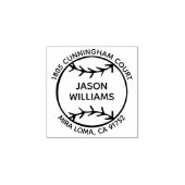 Individuelle Name Baseball Rücksendeadresse Briefm Gummistempel (Prägung)