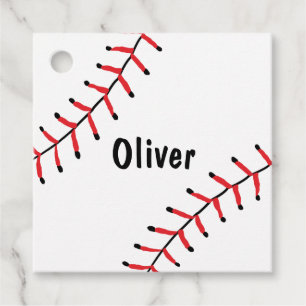 INDIVIDUELLE NAME Baseball Seams Baseball Kunst, D Geschenkanhänger