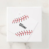 INDIVIDUELLE NAME Baseball Seams Baseball Kunst, D Geschenkanhänger (Beispiel)