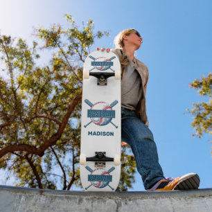 Individuelle Name Baseball Skateboard