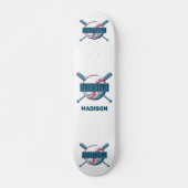 Individuelle Name Baseball Skateboard (Vorne)