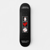 Individuelle Name Baseball Skateboard (Vorne)