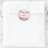 Individuelle Name Baseball Stickers (Tasche)