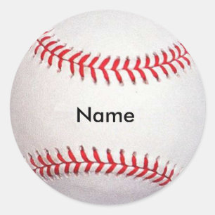 Individuelle Name Baseball Stickers