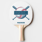 Individuelle Name Baseball Tischtennis Schläger (Rückseite)