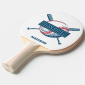 Individuelle Name Baseball Tischtennis Schläger (Vorderseite)