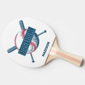 Individuelle Name Baseball Tischtennis Schläger (Seitenansicht)