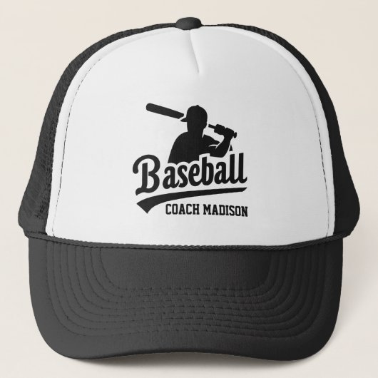 Individuelle Name Baseball Truckerkappe (Vorderseite)