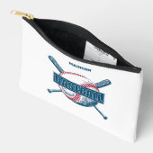 Individuelle Name Baseball Zubehörtasche (Offen)
