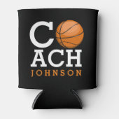 Individuelle Name Basketball Coach Dosenkühler (Vorderseite)