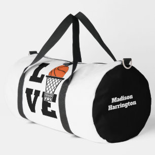 Individuelle Name Basketball Liebe Duffle Bag