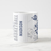 Individuelle Name Basketball Player Jumbo-Tasse (Vorderseite)