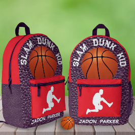 Individuelle Name Basketball Player Lefty Boys Sch Bedruckter Rucksack