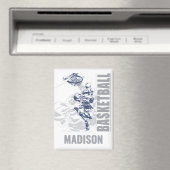Individuelle Name Basketball Player Magnet (In Situ (Geschirrspüler))