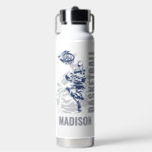 Individuelle Name Basketball Player Trinkflasche (Vorderseite)
