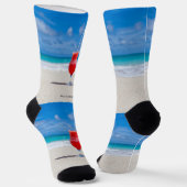Individuelle Name Beach Coctail Socken (Gewinkelt)