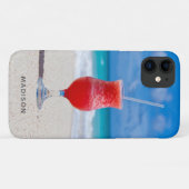 Individuelle Name Beach Coctail-Telefongehäuse Case-Mate iPhone Hülle (Rückseite (Horizontal))