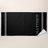 Individuelle Name Beach Handtuch (Vorderseite)