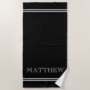 Individuelle Name Beach Handtuch