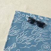 Individuelle Name Beach Handtuch - Sea Muschel & C (Beispiel)