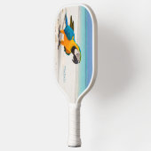 Individuelle Name Beach Parrot Pickleball Schläger (Links)
