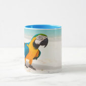 Individuelle Name Beach Parrot Tasse (Zentrum)