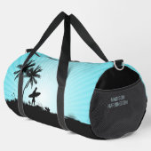 Individuelle Name Beach Surfer Duffle Bag (Rechte Ecke)
