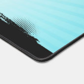 Individuelle Name Beach Surfer Schreibtischunterlage (Ecke)