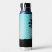 Individuelle Name Beach Surfer Trinkflasche (rechts)