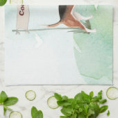 Individuelle Name Beagle Haustier Geschirrtuch (Gefaltet)