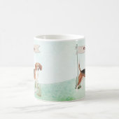 Individuelle Name Beagle Haustier Kaffeetasse (Mittel)