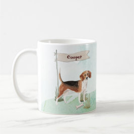 Individuelle Name Beagle Haustier Kaffeetasse