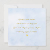 Individuelle Name Bear schwimmende Ballons Babydus (Rückseite)