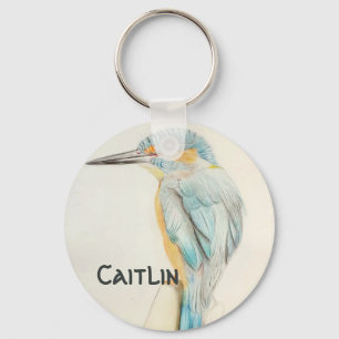 Individuelle Name Beautiful Bird Key Ring Schlüsselanhänger