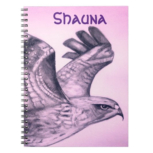 Individuelle Name Beautiful Bird Notebook Notizblock (Vorderseite)