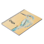 Individuelle Name Beautiful Bird Notebook Notizblock (Linke Seite)