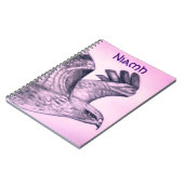 Individuelle Name Beautiful Bird Notebook Notizblock (Linke Seite)