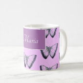 Individuelle Name Beautiful Butterfly Kaffeetasse (VorderseiteRechts)