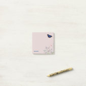 individuelle Name Beautiful Morpho Butterfly Wildb Post-it Klebezettel (Auf Schreibtisch)