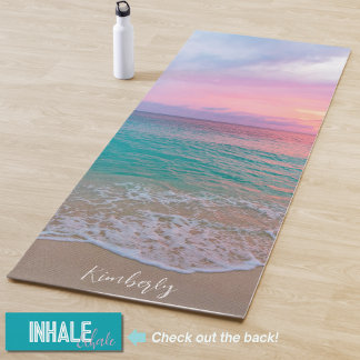 Individuelle Name Beautiful Sunset Beach Yogamatte
