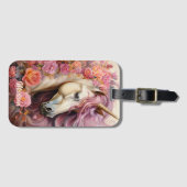 Individuelle Name Beautiful Unicorn Gepäckanhänger (Vorderseite (Horizontal))