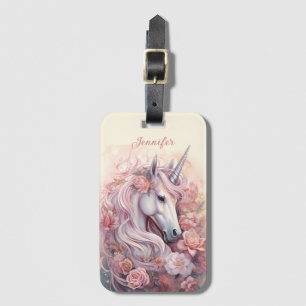Individuelle Name Beautiful Unicorn Gepäckanhänger